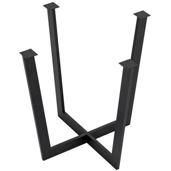 Pied de table Kaustinen acier 72 x 84 x 84 cm noir