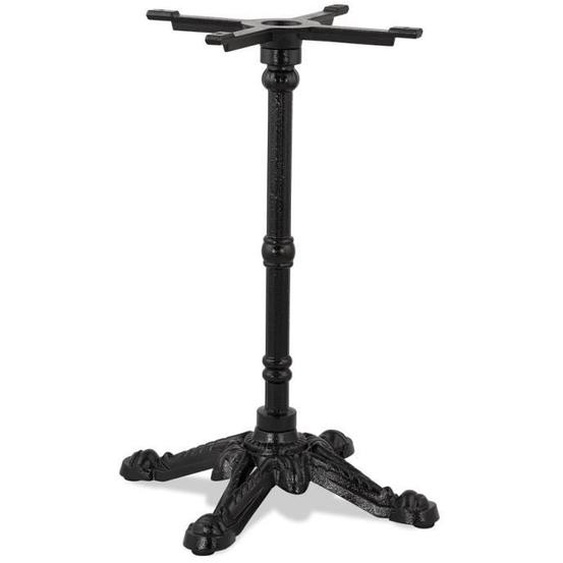 Pied de table style rustique CABARET 75 en métal noir - ALTER EGO - Meuble de cuisine - Vintage
