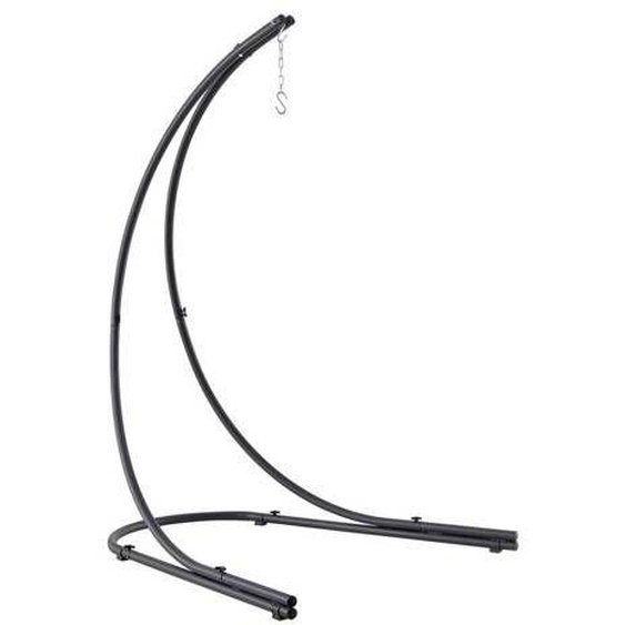 Pied pour chaise suspendue - Noir - Hespéride