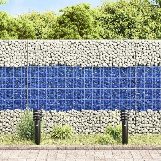 Pierres de Jardin Bleu 12 cm Verre