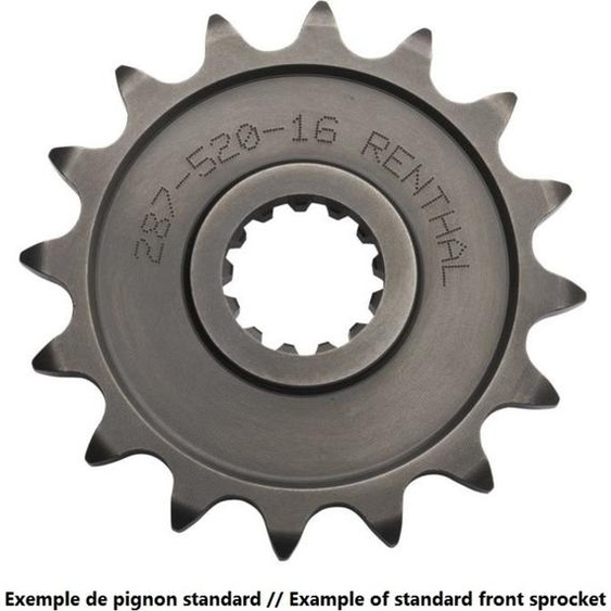 Pignons acier standard RENTHAL avant 289 - 520
