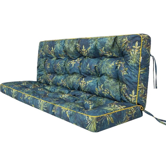 Pillowprim Pola coussin pour balancelle - 120x110cm - résistant aux intempéries & confortable, Green Grass