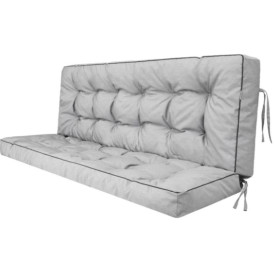 Pillowprim Pola coussin pour balancelle - 150x110cm - résistant aux intempéries & confortable, graphite