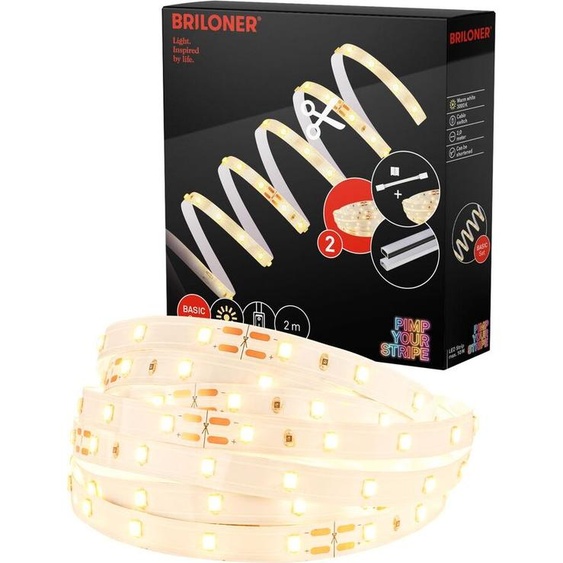 Pimp Your Stripe Starterset LED Strip 2m, blanc chaud, marche/arrêt