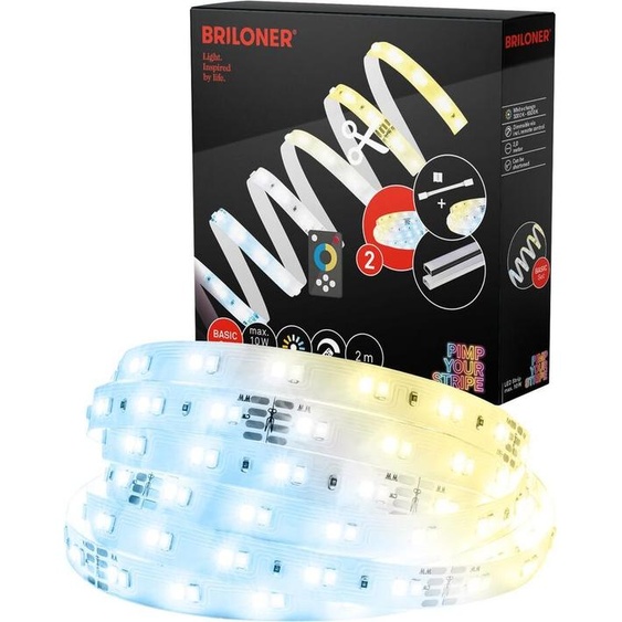 Pimp Your Stripe Starterset LED Strip 2m, CCT, télécommande