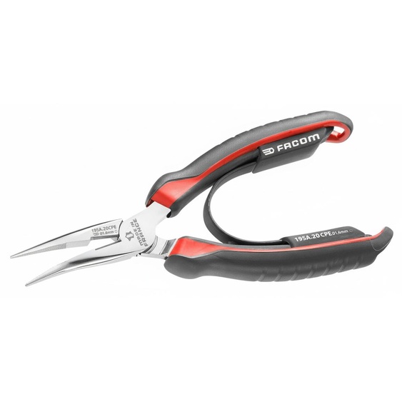 Pince à bec demi-rond 200mm FACOM 195A.20CPE