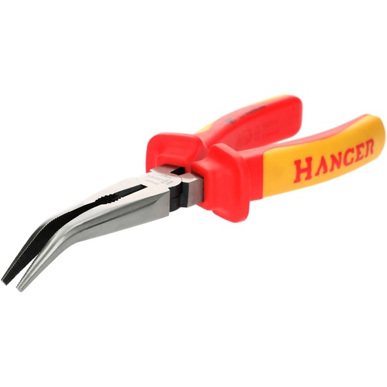 Pince à bec demi-rond coudés à 40° isolée 1000 V 200 mm HANGER 231025