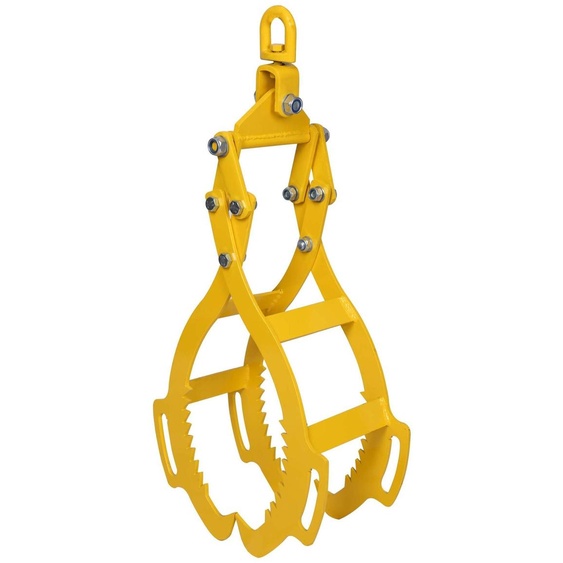 Pince à bois, pince à troncs, ouverture de 620 mm, capacité de charge de 1200 kg, 4 broches
