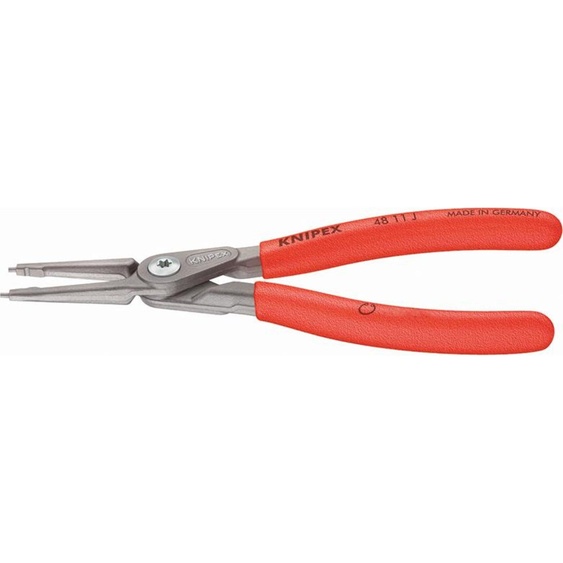 Pince à circlips, courbée, J 3, gris, atrament. Knipex | 4003773048541