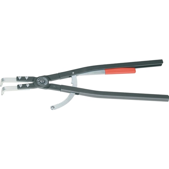 Pince à circlips courbée J61, revêtement par poudrage noir, Knipex | 4003773024965