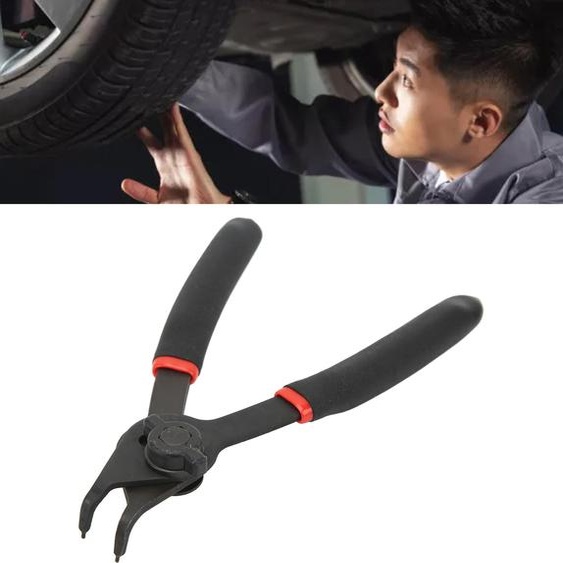 pince à circlips de 6 pouces, construction en acier, circlips externe interne pour retirer les circlips, mâchoire à 90