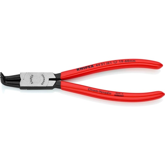 Pince à circlips Knipex DIN 5256 D L170mm 90° Ø 19,0-60,0mm noir atramenté - 44 21 J21 SB
