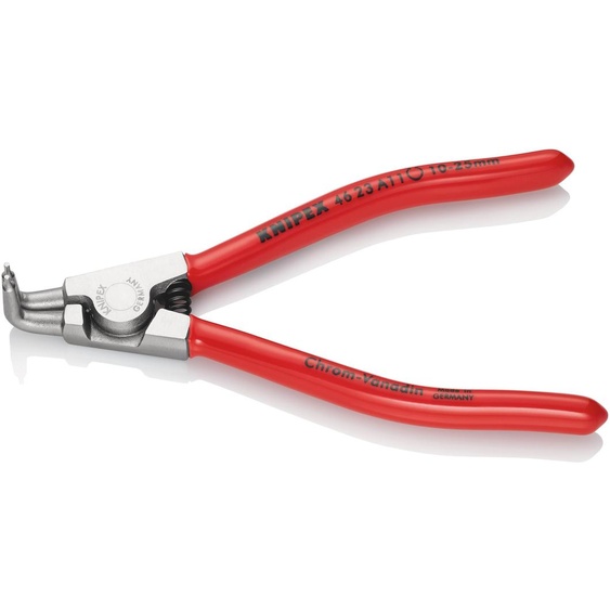 Pince à circlips Knipex longueur 125mm chromé. ** Poignée recouverte de plastique - 46 23 A11