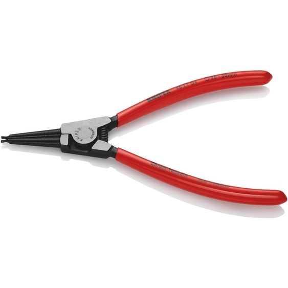 KNIPEX 46 11 G4 Pince à circlips pour anneaux de préhension sur arbres recouverts de plastique noir atramenté 180 mm