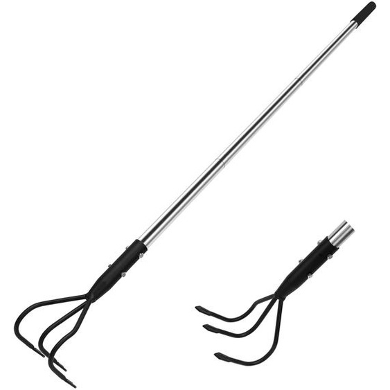 Pince à main de 145 cm, avec 3 dents, en acier au carbone, réglable