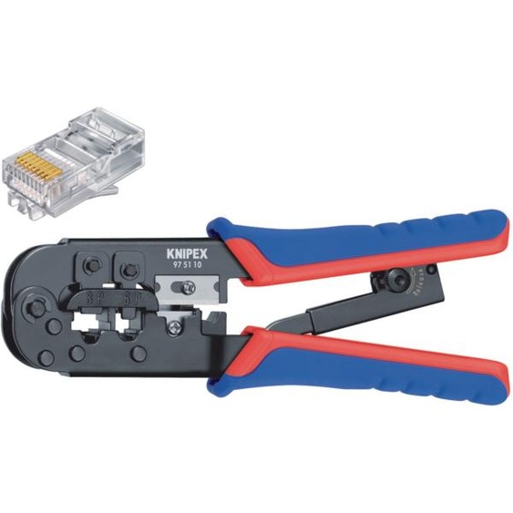 Pince à sertir pour fiches Western 190 mm KNIPEX 97 51 10 SB