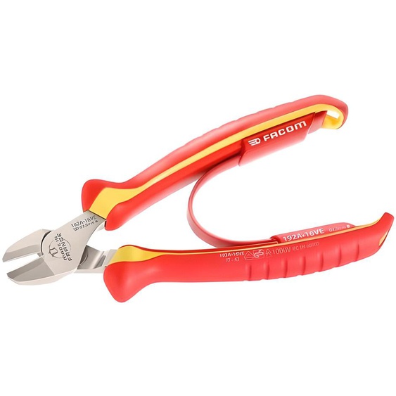 Pince coupante diagonale isolée 1000V 160mm - FACOM - 192A.16VE