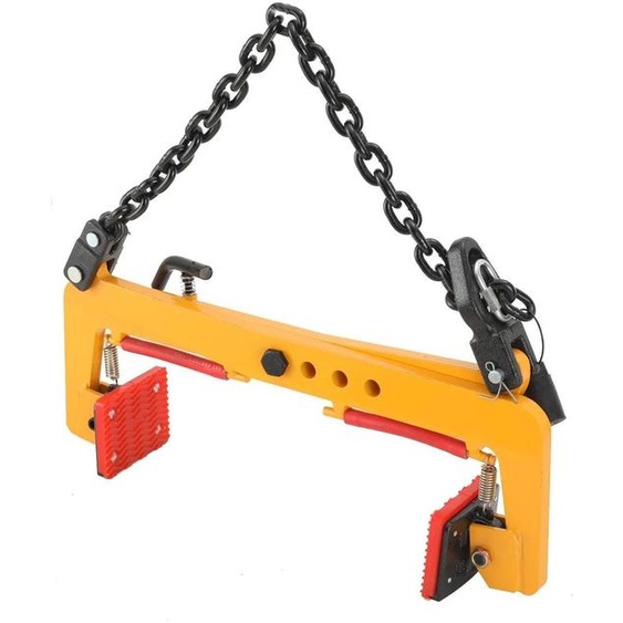 Pince de levage pour dalles - Pince à ciseaux - Capacité de charge : 325 kg - Réglable de 12 à 36 cm - Usage intensif - Transport vertical - Pour le granit, le marbre et lardoise
