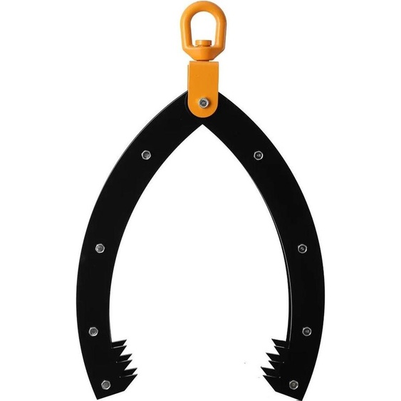 Pince de levage pour plaques dacier - QZQ-ZBYZBY-003 - Charge lourde - Haute capacité - 81 cm - Crochet et fer plat