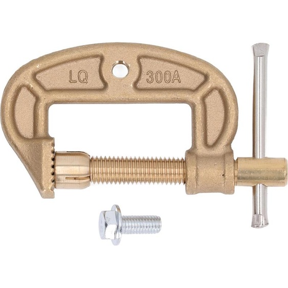 Pince de mise à la terre pour soudure, en laiton, bonne conductivité électrique, anti-oxydation, style G, 300 A, pour mise à la terre