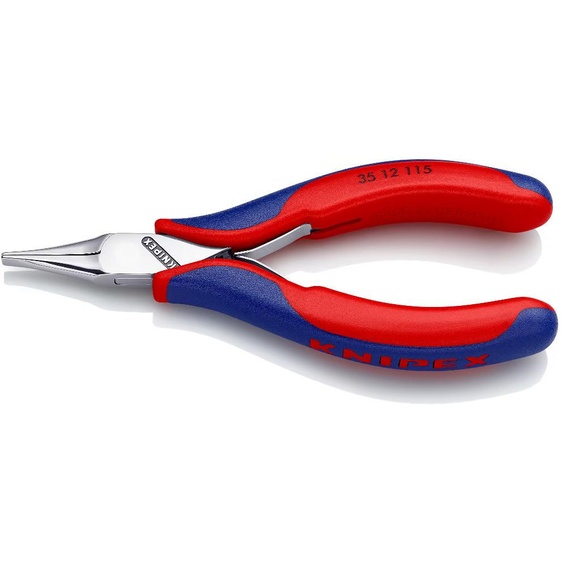 Pince de préhension pour lélectronique avec charnière entrepassée KNIPEX 35 12 115