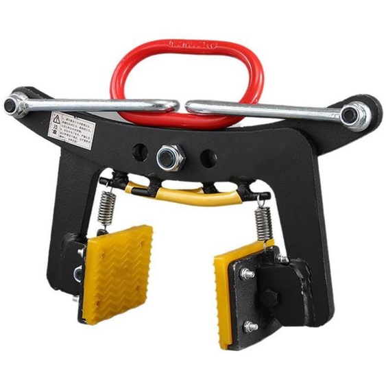 Pince de serrage Steinhebeklemme, capacité de 325 kg, réglable de 4 à 18 cm, avec coussinets en polyuréthane