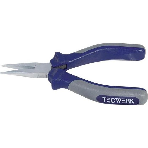 Pince pointue pour lélectronique Longueur totale 130 mm droite noircie Gaines multicomposants