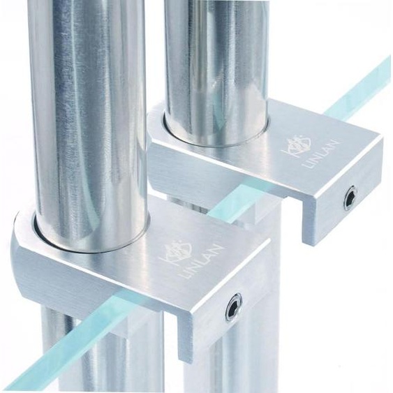 Pince pour aquarium, aluminium, 18,5 mm, lot de 2, avec rainure anti-débordement pour lentrée et la sortie du filtre