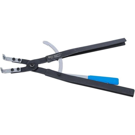 Pince pour Circlips Coudée 500 mm - Circlips Intérieurs - Précision et Robustesse, Acier, Zones Difficiles - D-Work