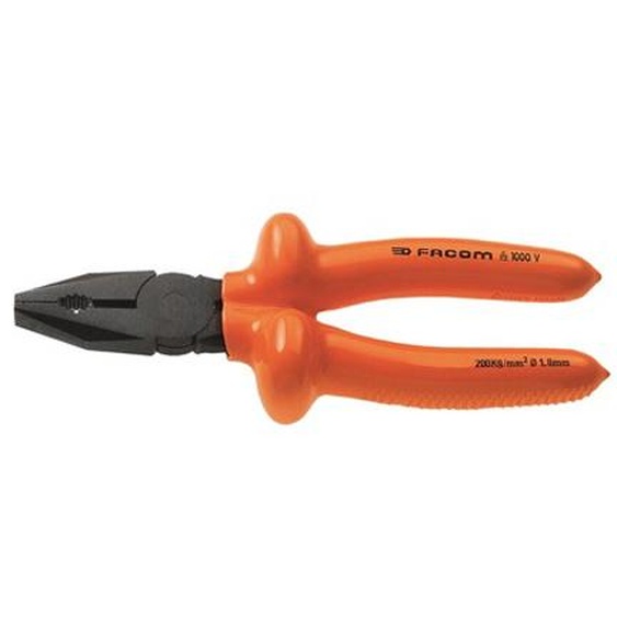 Pince universelle isolée 1000V 205mm - FACOM - 187.20AVSE