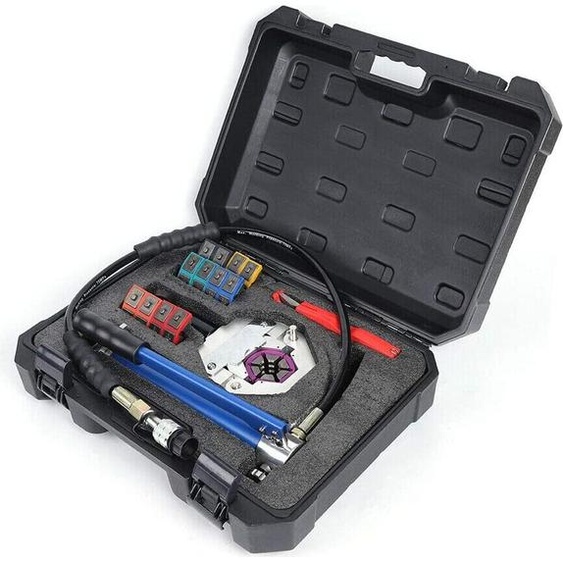 Pinces à sertir hydrauliques A/C Hose Crimper Air Conditioning Kit doutils de sertissage Automotive Hydra Krimp Outil manuel pour la réparation des tuyaux de climatisation