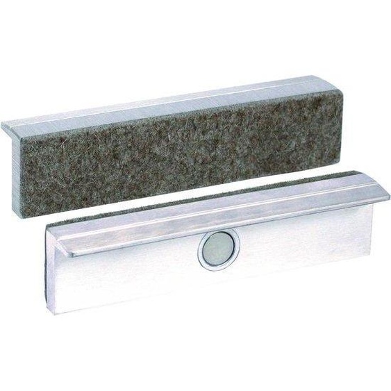 Pinces de protection rectangulaires - plates et parallèles - aimants spéciaux intégrés - tournevis de 140 mm - aluminium - serre-câbles - 113140