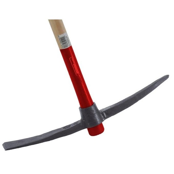 Pioche PRO TERRASSIER 2,5 kg en acier forgé sans manche MERMIER 550025