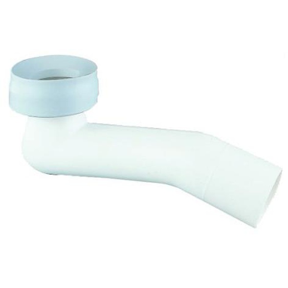 Pipe coudée PVC D75 pour cuvette WC ASPIRAMBO - PORCHER - D5994AC