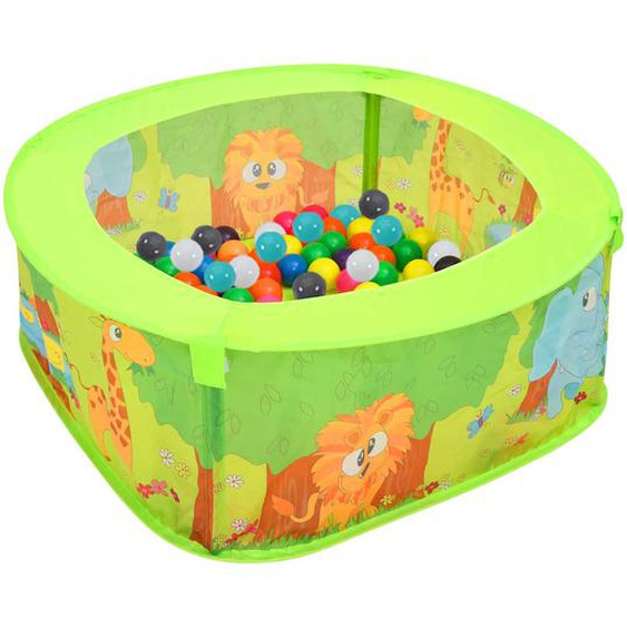 Piscine à balles avec 300 balles pour enfants 75x75x32 cm