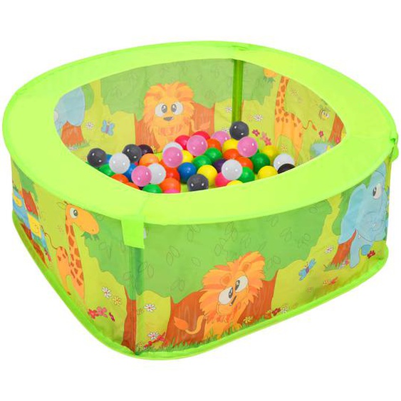 Piscine à balles avec 300 balles pour enfants 75x75x32 cm