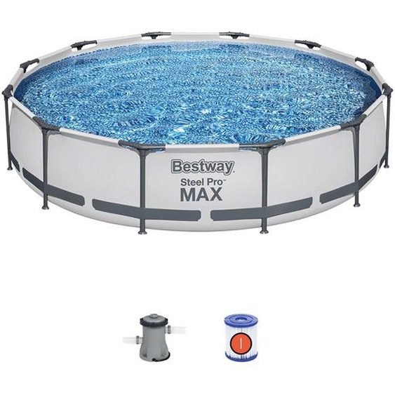 Piscine à cadre métallique ronde 56416