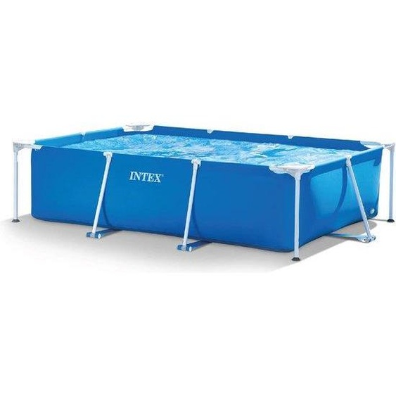 Piscine rectangulaire Intex 28272NP, 300 cm x 200 cm x 75 cm, bleue, structure métallique