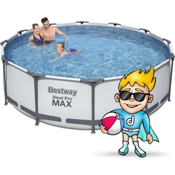 Piscine de jardin cadre 366 x 100 cm 17en1 Bestway 56418