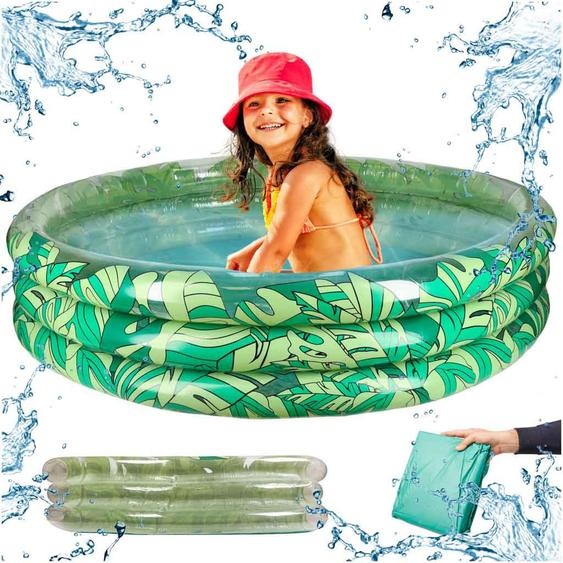 Piscine gonflable pour enfants, petite piscine de jardin, grande taille XL 150 cm