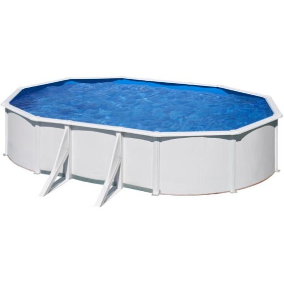 Piscine Gre acier ovale Bora Bora - 500 x 300 x H 120 cm (Filtre à cartouche)