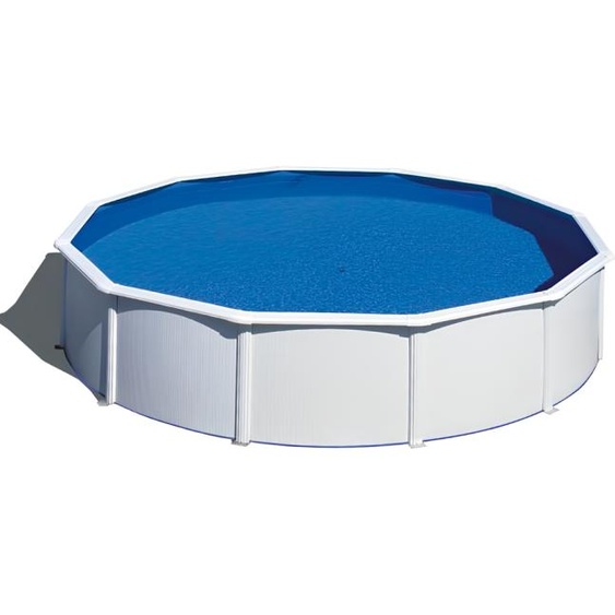 Piscine Gre acier ronde Fidji - Ø 570 x H 122 cm (Filtre à sable)