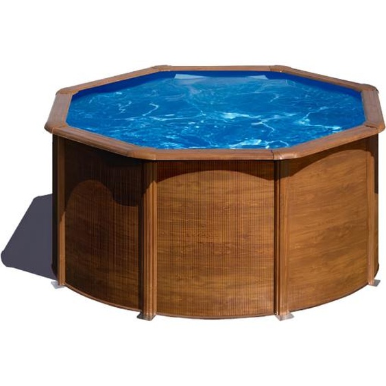 Piscine Gre acier ronde Pacific - Ø 260 x H 122 cm (Filtre à sable)