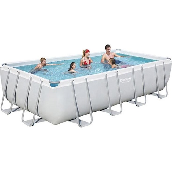 Piscine Hors Sol Power Steel 549 X 274 X 122 Cm, Filtre A Cartouche, Echelle - Bestway