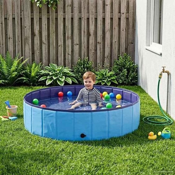 Piscine pour enfants vidaXL, bleue, Ø 120 x 30 cm