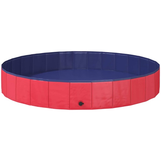Piscine pour enfants vidaXL, rouge, Ø 200 x 30 cm