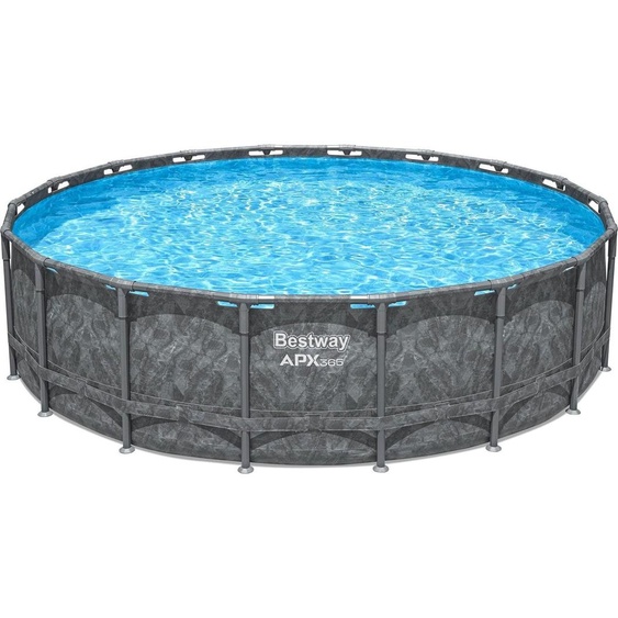 Piscine ronde 5,49 m x 1,32 m, utilisable toute lannée