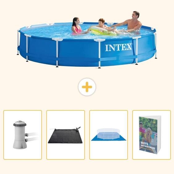 Piscine tubulaire rectangulaire - 366 x 76 cm - 5 pièces - Modèle SCB110
