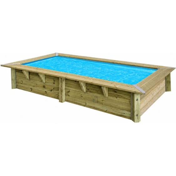 Piscine Ubbink bois Azura - 200 x 350 x H 71 cm (Filtre à cartouche)