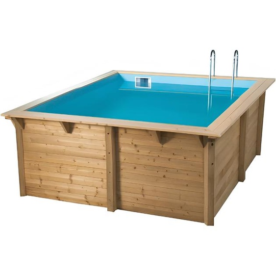 Piscine Ubbink bois Azura - 300 x 300 x H 126 cm (Filtre à sable)
